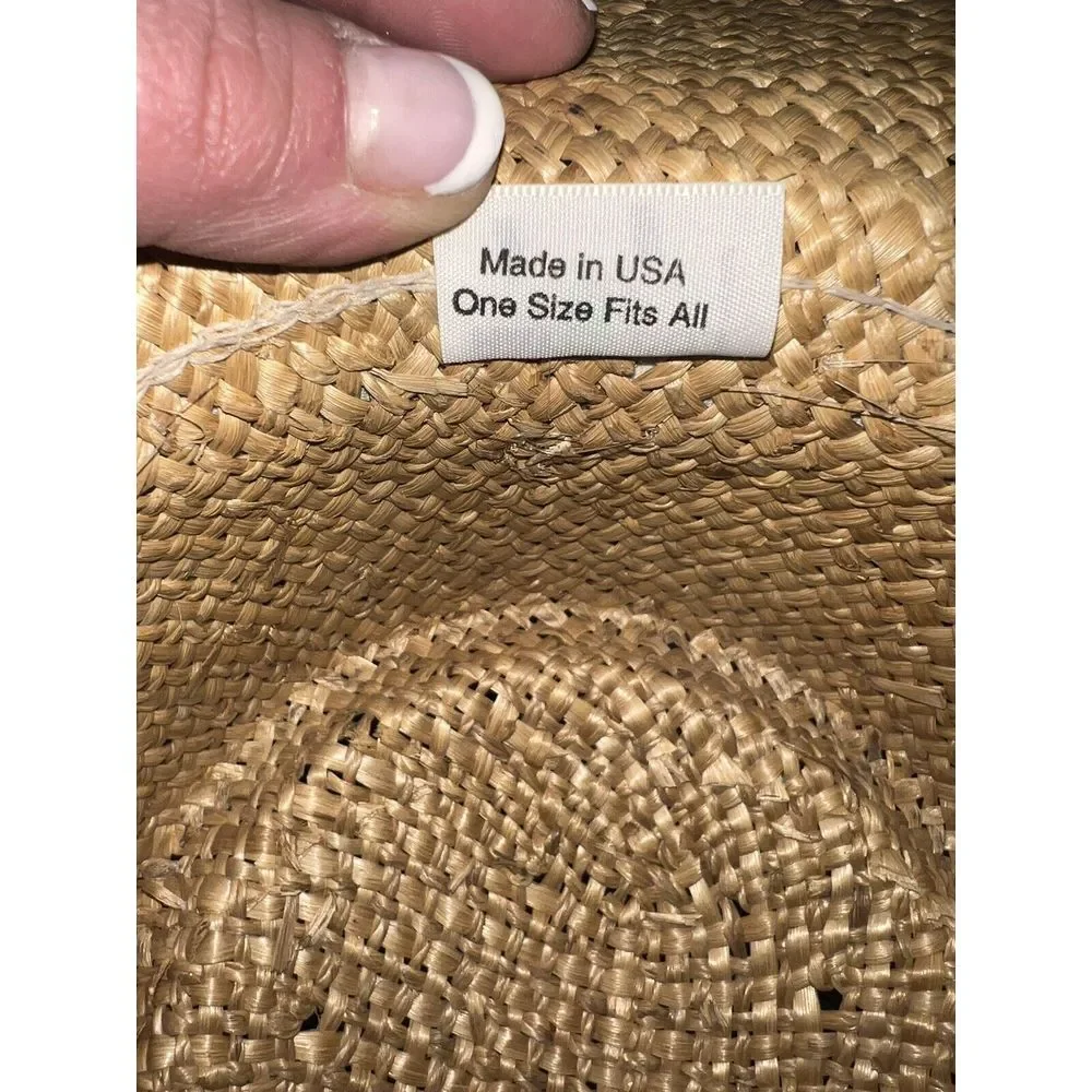 Walt Disney Rare Vintage VTG Goofy's‎ Hat Co. Tigger Straw Hat Sun